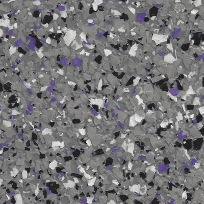 Ashen Purple B04 decorative flake blend swatch