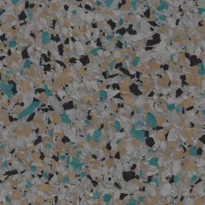 Peacock B09 decorative flake blend swatch