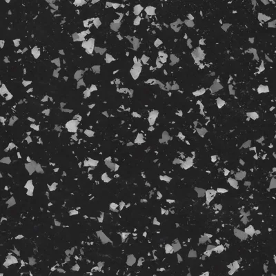 New Cafe Black B15 decorative flake blend swatch